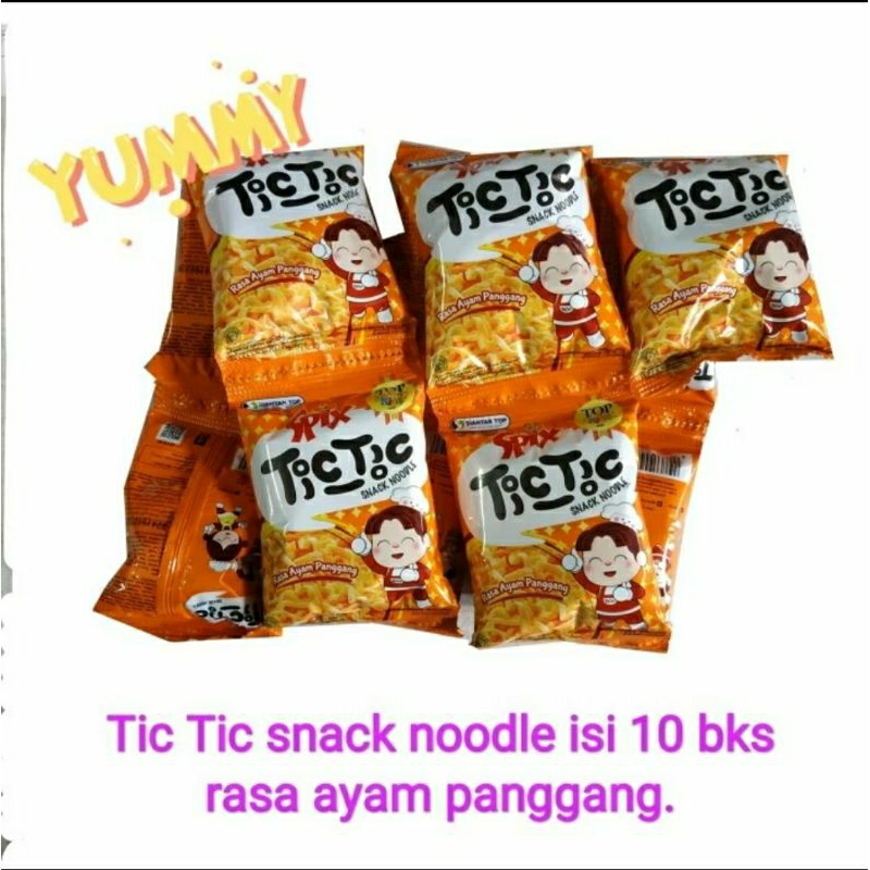 

tictic mi snack noodle isi 10 bks | tic tic mie