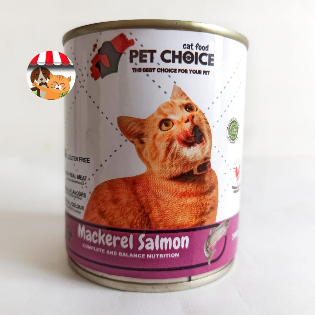 Pet Choice 340gr Wet Cat Food - Makanan Kucing Kaleng