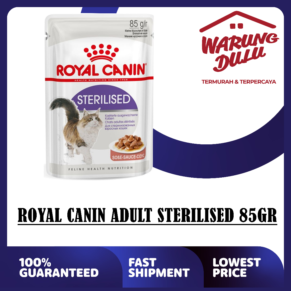 ROYAL CANIN ADULT STERILISED 85GR