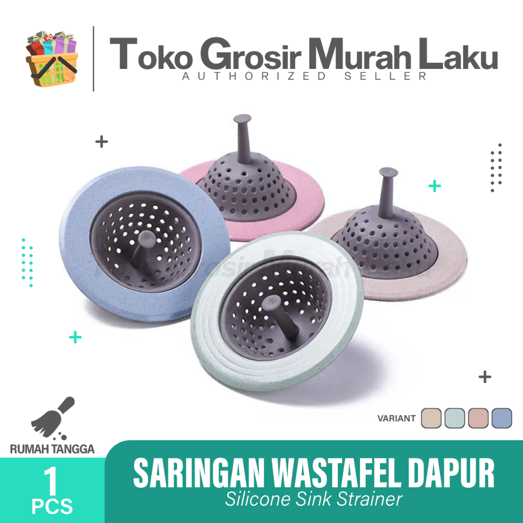 SARINGAN WASTAFEL SILIKON SILICONE KITCHEN SINK STRAINER SARINGAN AIR