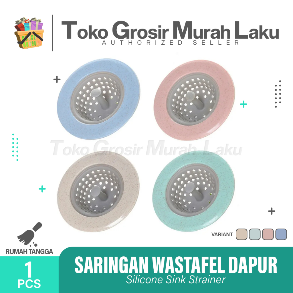 SARINGAN WASTAFEL SILIKON SILICONE KITCHEN SINK STRAINER SARINGAN AIR