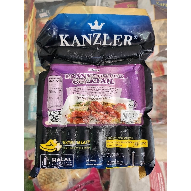 

Sosis Kanzler Frankfurter Cocktail 500 gram