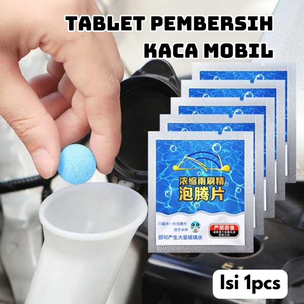 AZ TABLET SABUN PEMBERSIH KACA WIPER MOBIL GLASS CLEANER