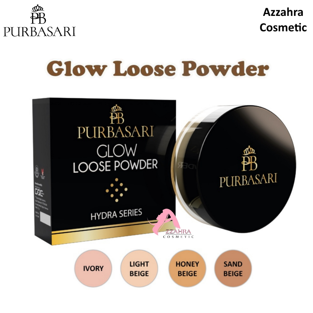 PURBASARI Glow Loose Powder | Loose Powder | Bedak Tabur