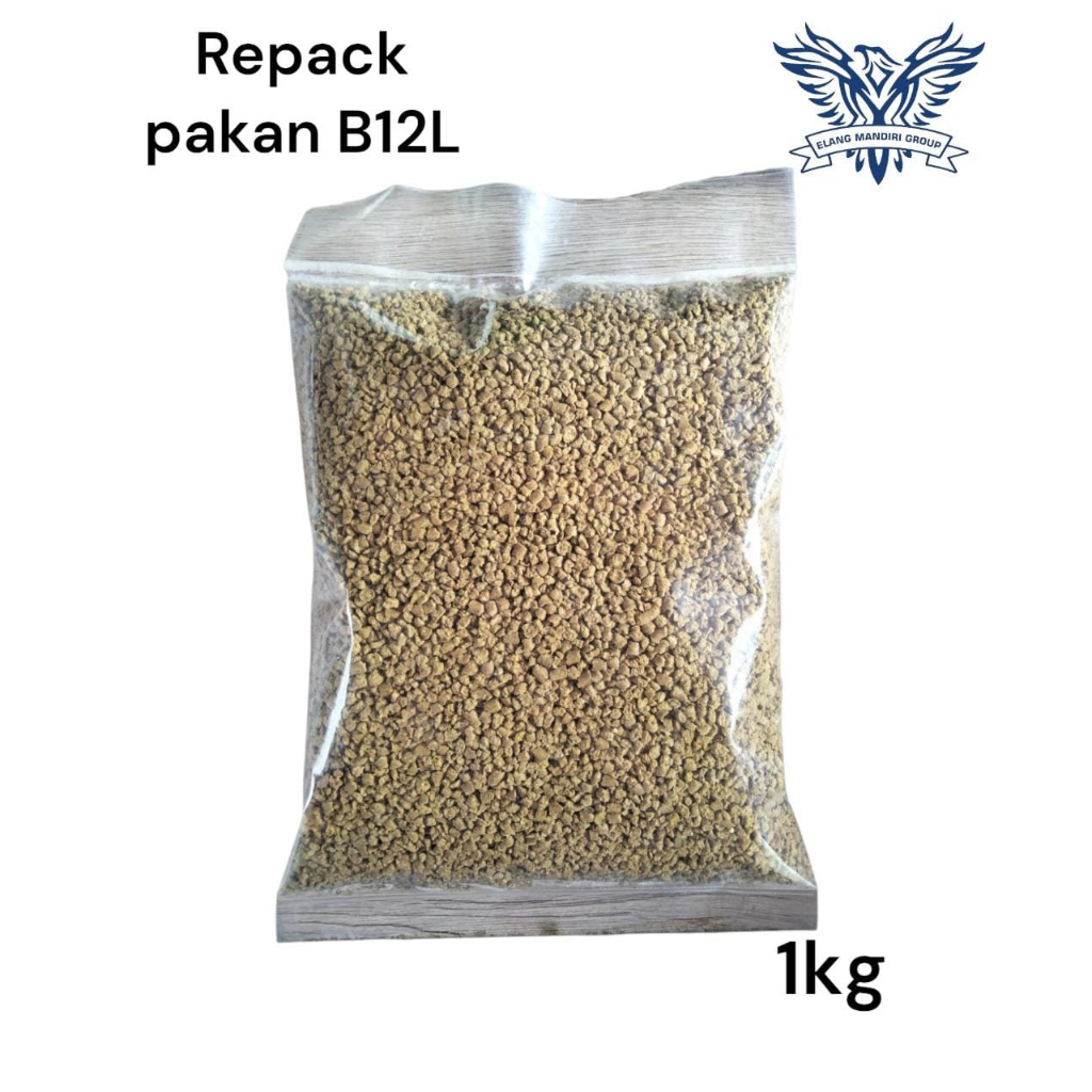 Repack 1Kg B12L NEW HOPE FEED Pakan Ayam Buras Grower Pur Ayam B-12L Penampungan