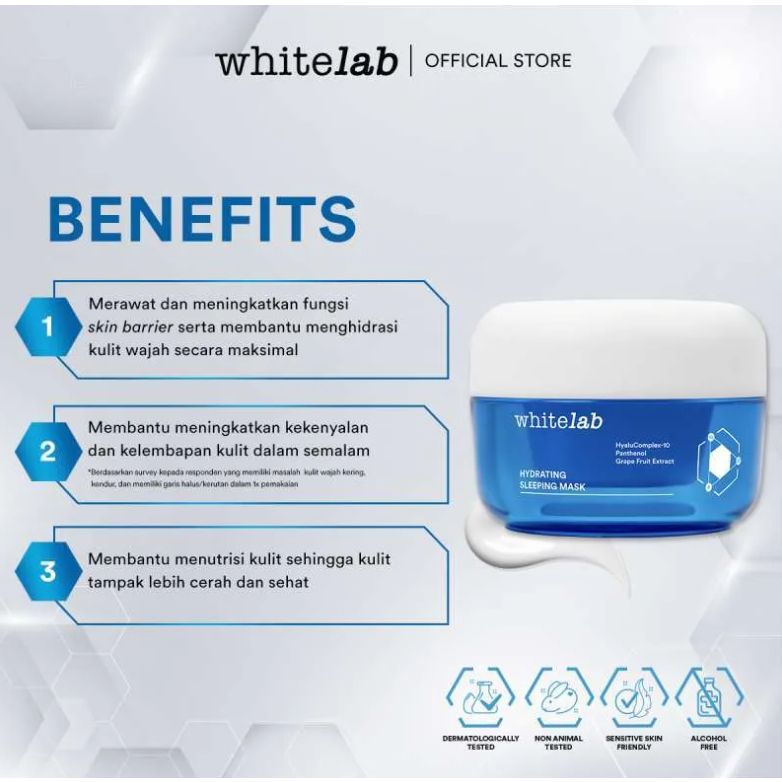 Whitelab Hydrating Sleeping Mask 20g
