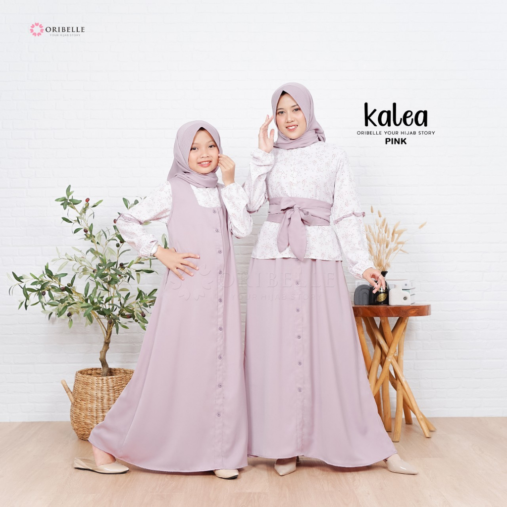 Overall anak dan remaja / Set Blouse dan overall anak dan remaja / set baju muslim by oribelle kids