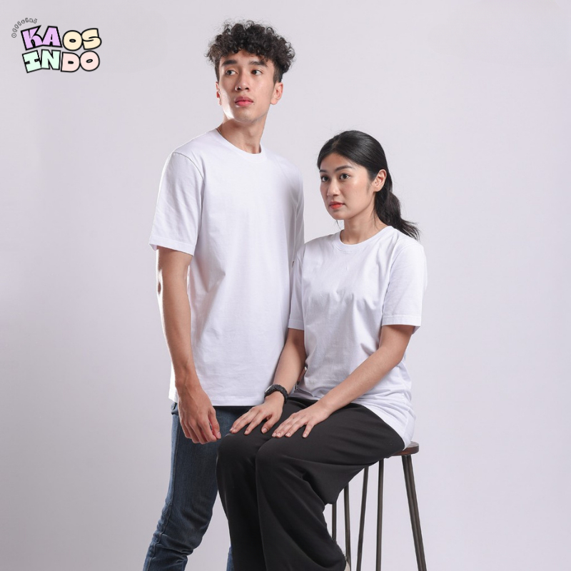 KAOS POLOS PRIA WANITA LENGAN PENDEK - BAJU POLOS PRIA - PAKAIAN PRIA WANITA TERLARIS