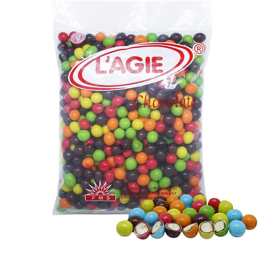 

L'agie Febby Warna Warni Coklat isi kacang [1kg]