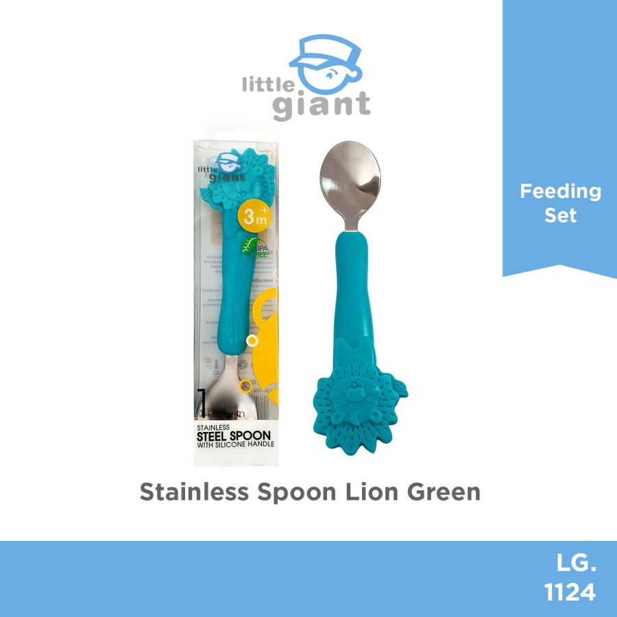 Stainless Steel Spoon Lion/Elephant