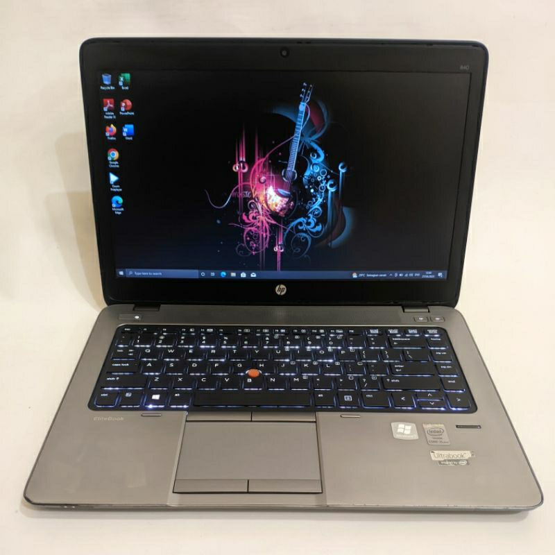 laptop slim/tipis hp elitebook 840 - Core i5 - ram 16gb - ssd 256gb