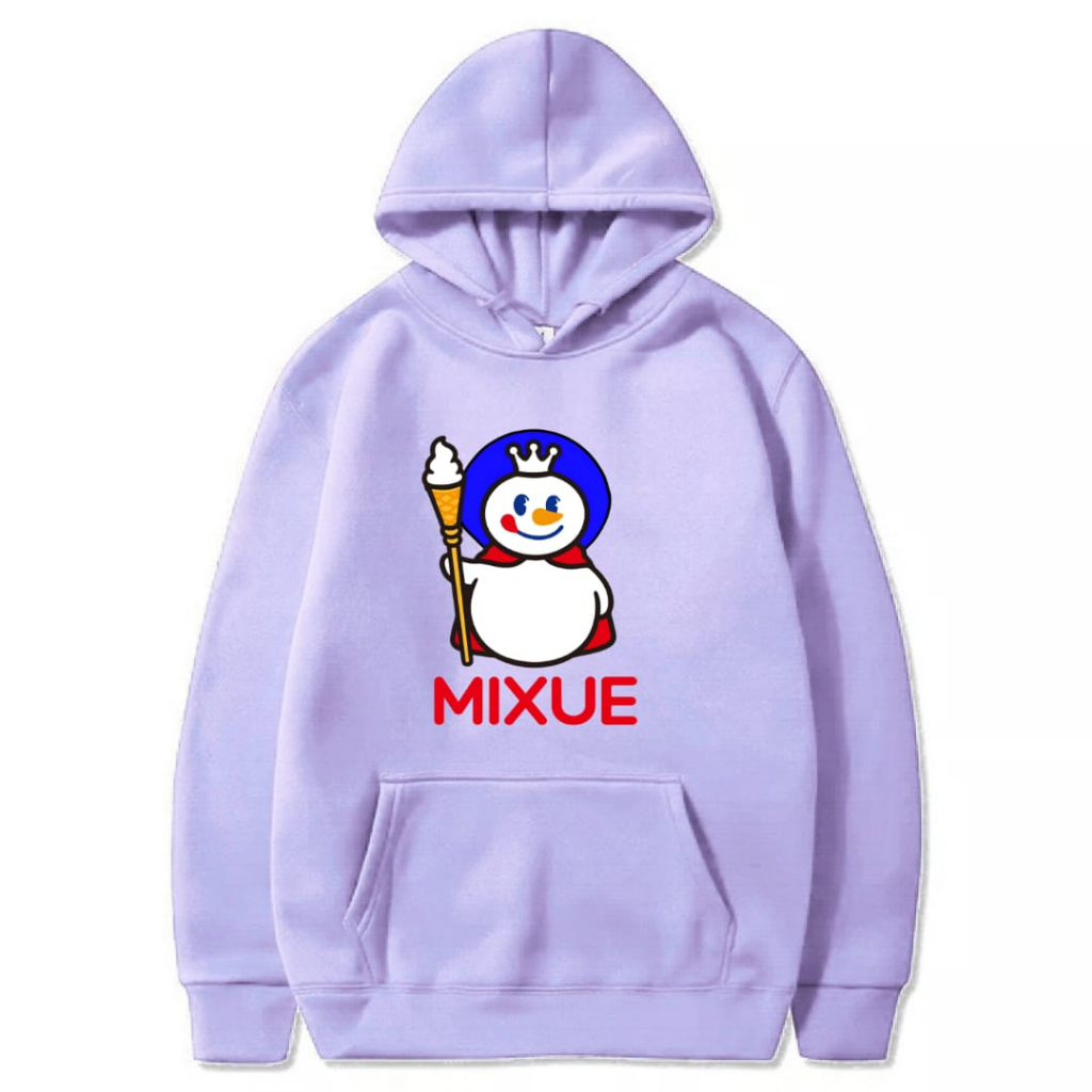 Hzl_outfit Sweater Hoodie Anak Cewek Cowok Mixue Shake/Sweater Hoodie Anak Anak S,M,L,XL