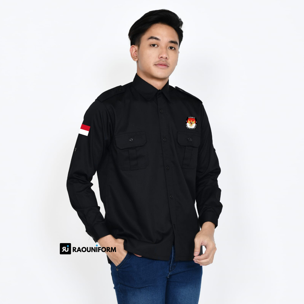 Baju KPU/Seragam Petugas KPU/Pakaian PDL KPU/Kemeja PDL Custom/Baju PDL Lapangan/Seragam Kantor/Baju PDL Costum KPU/Baju Kerja Lapangan