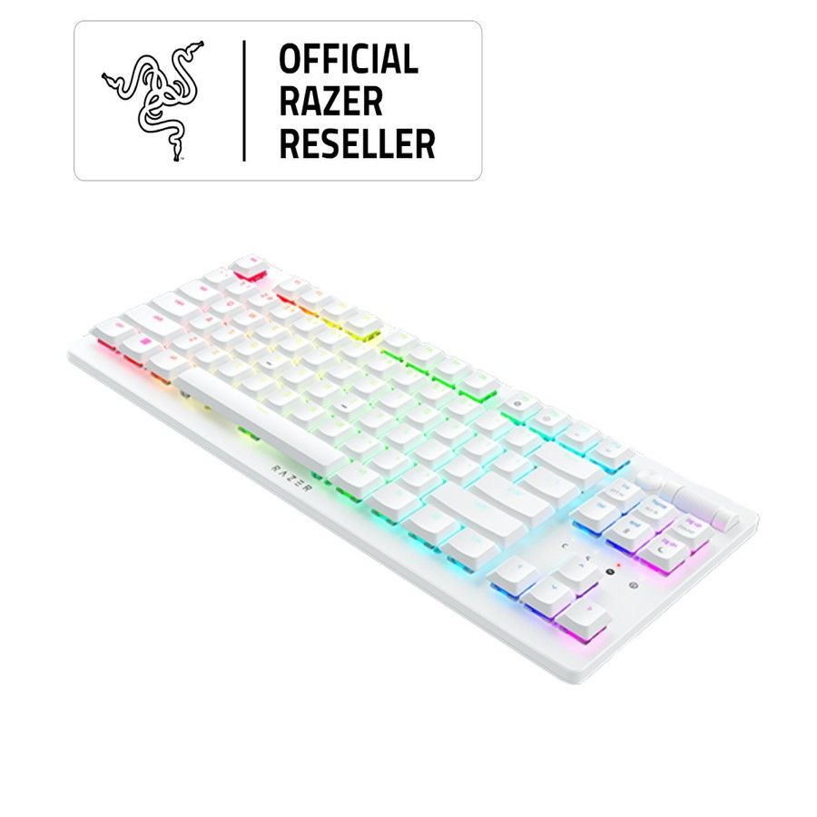 Razer Deathstalker V2 Pro TKL White Wireless RGB Gaming Keyboard