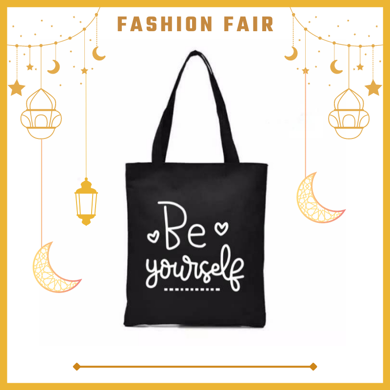 [LOKAL] Fashion Fair - Totebag (PAKAI SELETING) GAMBAR UNIK kpop murah wanita custom motif