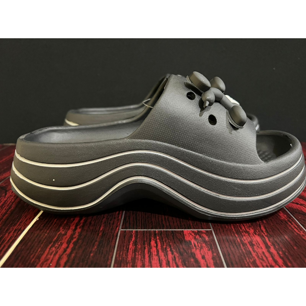 1007_EVA Sandal Slop Wanita Wedges Import Tebal 6 Cm,Bahan Spons Super Ringan Empuk Elastis Non-Slip Sole,-fhsn
