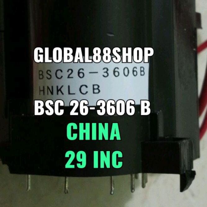 FLAYBACK TV BSC 26-3606B 26 3606 BSC26 3606B BSC26-3606B PLAY BACK FLYBACK FBT PLEBEK