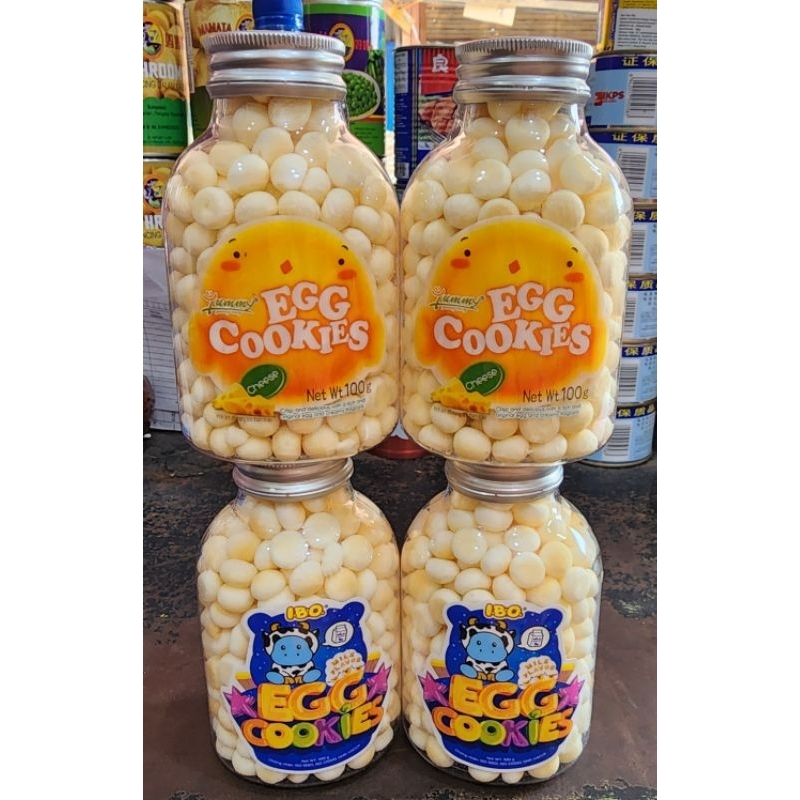 I.B.O Mini Egg Cookies / Kukis Telur / Biscuit Telur / Roti Telur.