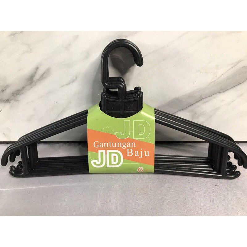 Kasto Baju Hitam JD // Kastok Panda // Kastok hitam //Hanger baj
