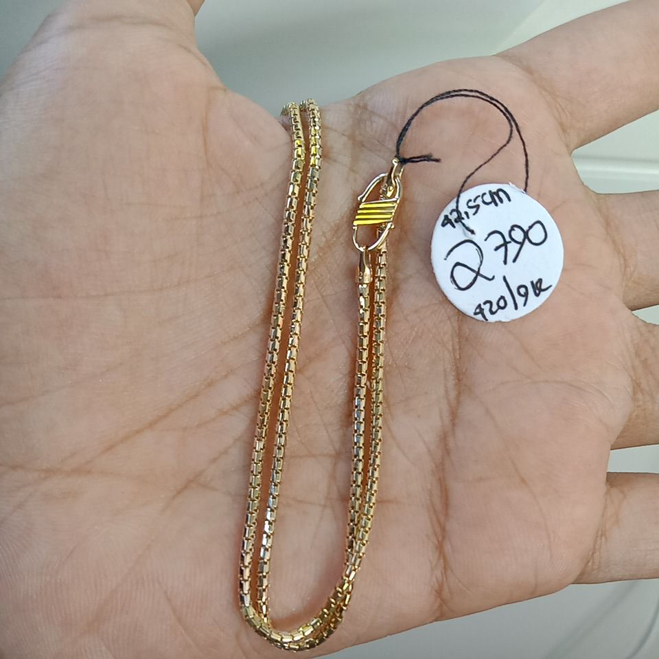 Kalung Emas Asli Model Milano Perhiasan Kadar 9K/420 Toko Emas Biduri Putra