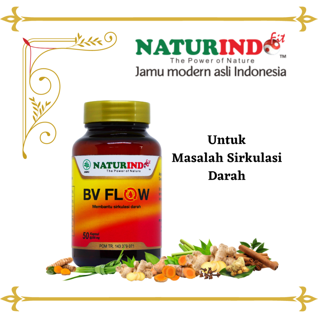 BV Flow Naturindo Herbal Sirkulasi Darah