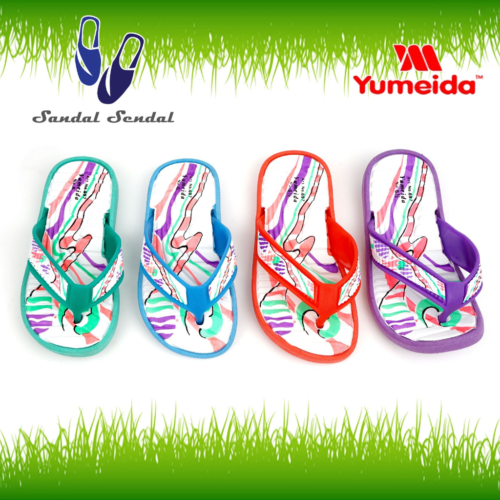 Sandal Jepit anak Yumeida 697 Size 6 - 6.5