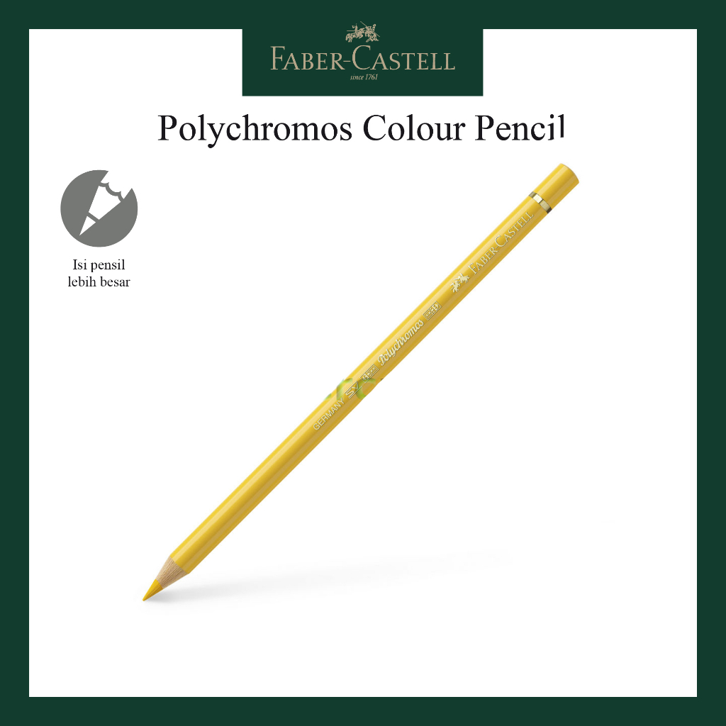 

Pensil Polychromos Faber Castell Dark Cadmium Yellow 110108