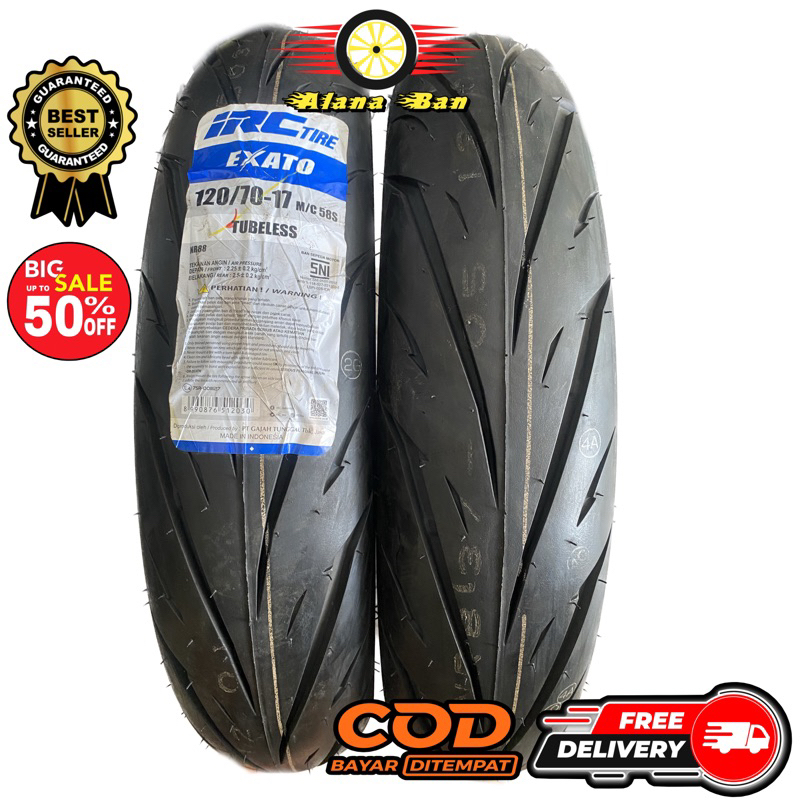 Ban IRC 120/70 r 17 Exato Tubeless