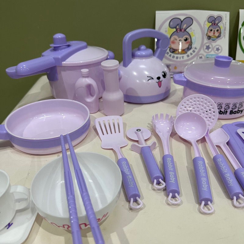 mainan masak2an anak cooking kitchen set pretend plays