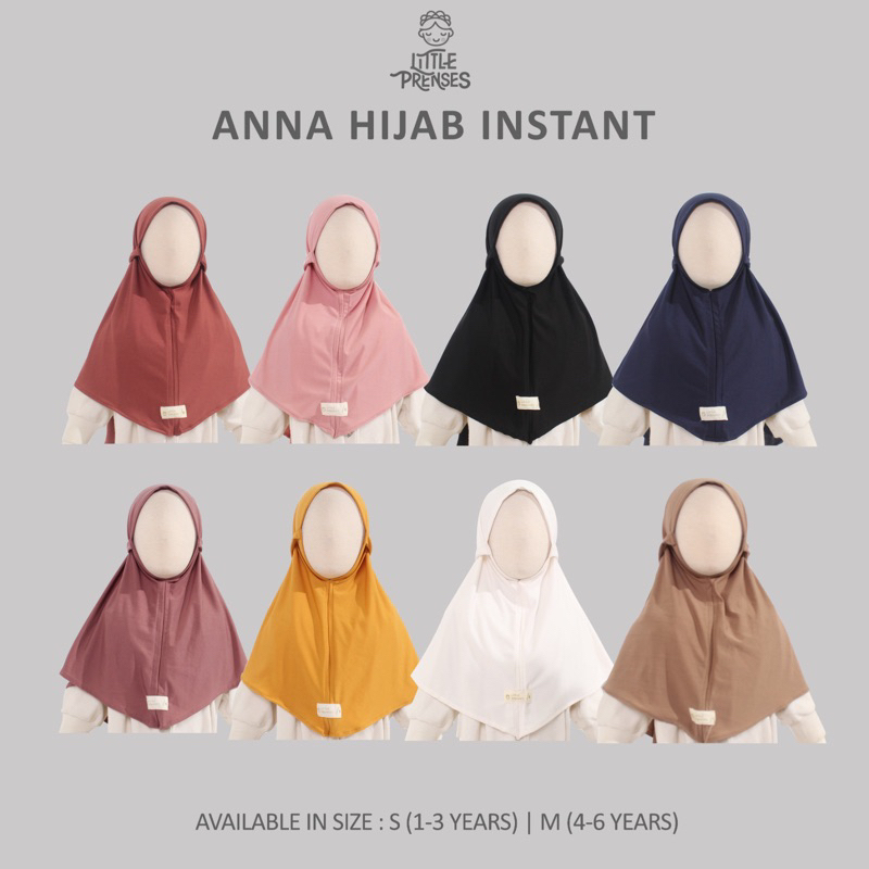 Little Prenses Anna Hijab Instant Anak - Jilbab Instat Anak
