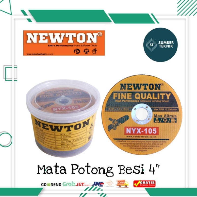 Mata Potong Besi 4" / Batu Gurinda Gerinda 4 Inch NEWTON NYX-105