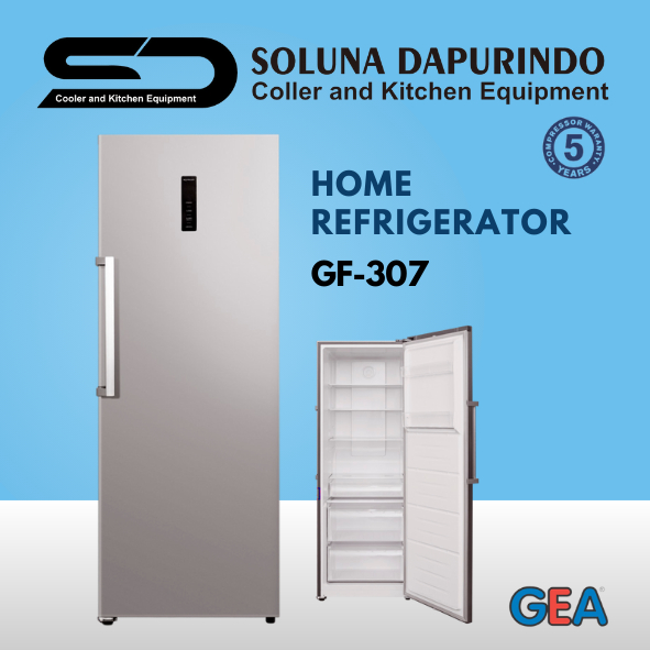 GEA UPRIGHT FREEZER GF-307 / GF307 / KULKAS FREEZER / GF 307