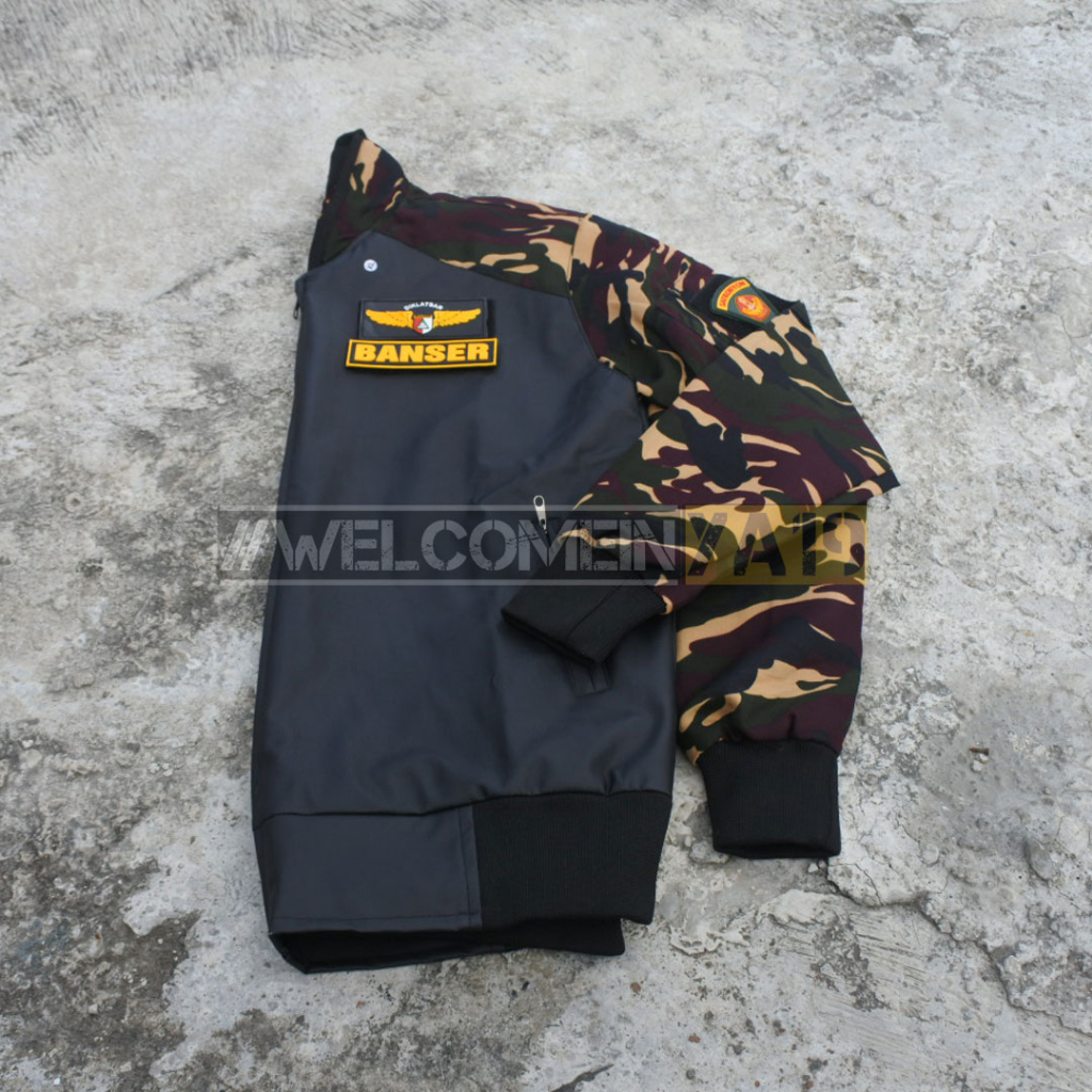 Jaket Karlit Loreng Banser Full Atribut