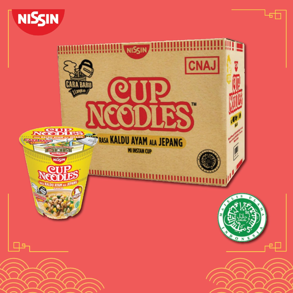 

Cup Noodles Kaldu Ayam Ala Jepang Isi 12 Pcs / 1 Cartoon