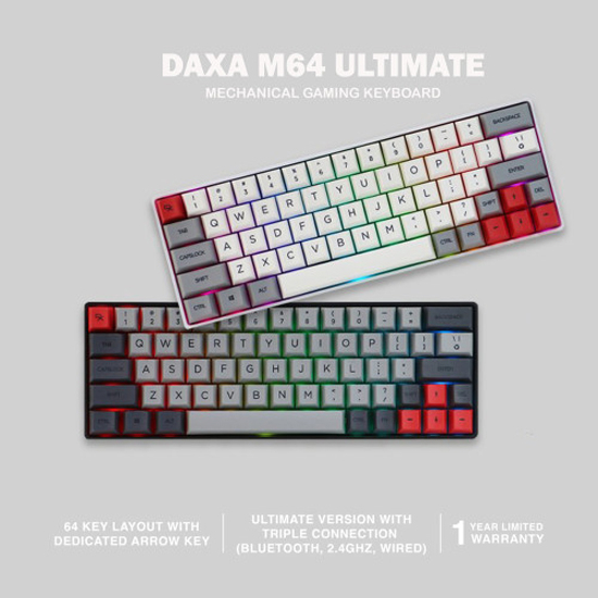 Rexus Daxa M64 Ultimate Keyboard Bluetooth Gaming Mechanical