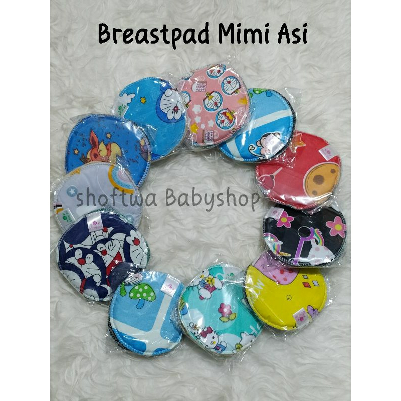 Sepasang (2 pc )Breastpad cuci ulang Mimi asi bagus murah