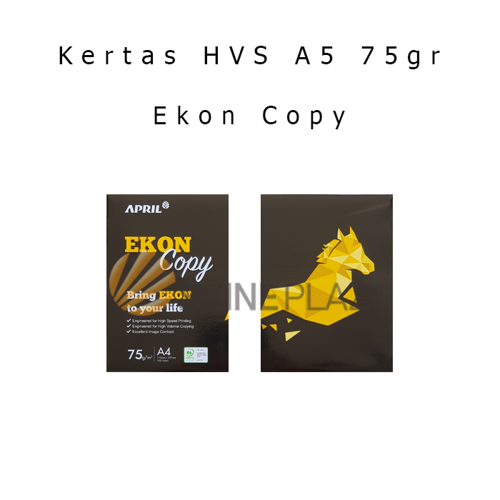 

Kertas HVS A5 75gr Ekon Copy - Kertas Fotocopy Putih A5 70gr Kualitas Paper One
