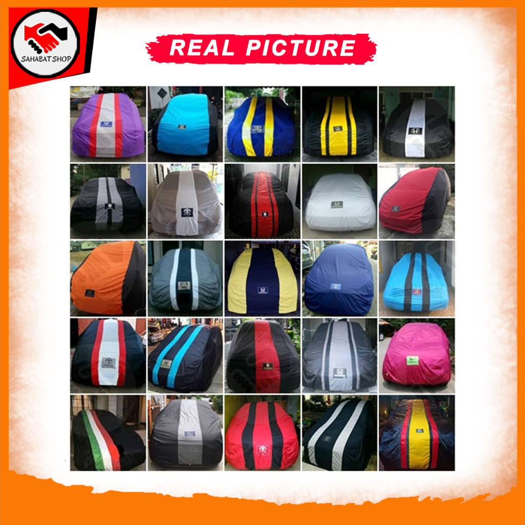 Sahabat Body Cover Mobil Peugeot 605 / Sarung Penutup Peugeot 605 Outdoor / Selimut Mantel Jas Pelindung Kerudung Pembungkus Kerodong Kelambu Mobil Sedan Peugeot 605 Waterproof Anti Air Model Orange