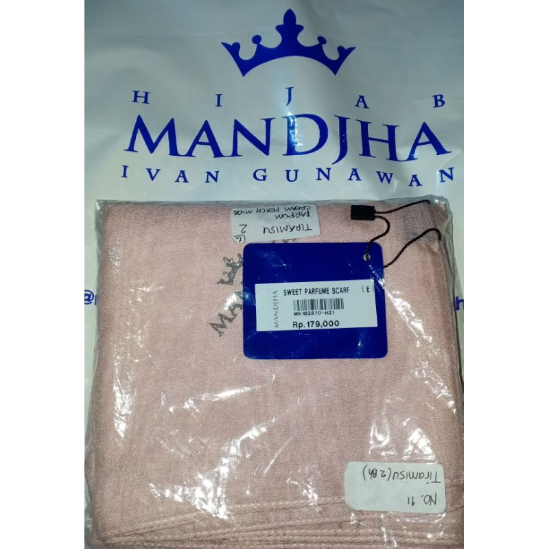 Mandjha Parfum Ivan Gunawan Fashion Scarf Original Ivan Gunawan Tiramisu Polos Parfum
