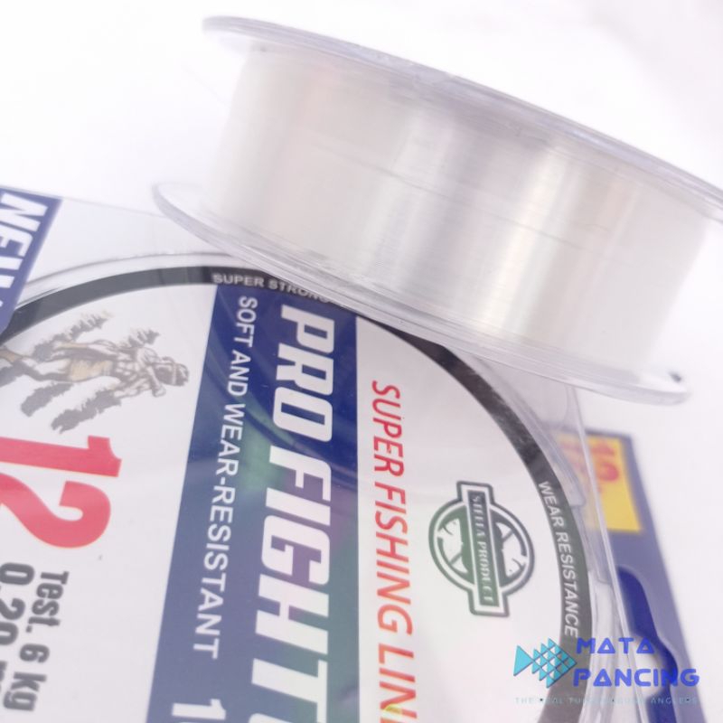 Senar pancing stella pro fighter dan orca phantom super fishing line nylon copolymer kuat 100m