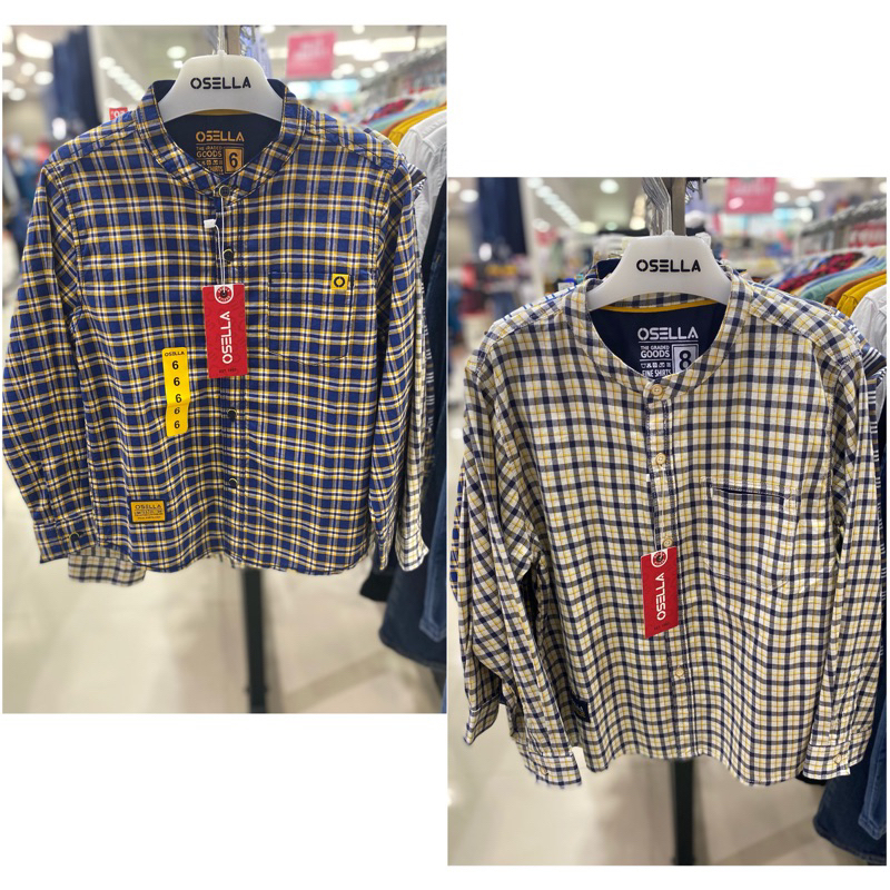 Kemeja panjang anak laki-laki Osella kids (4-16th) New Arrival