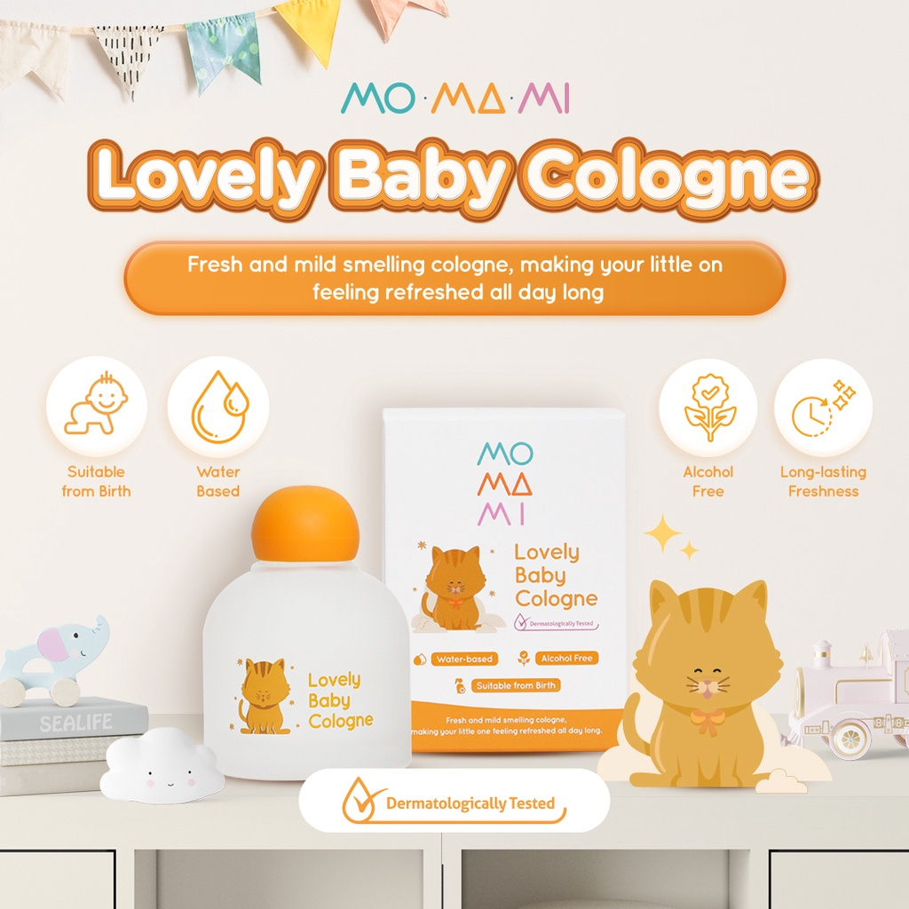 MOMAMI Lovely Baby Cologne Minyak Wangi Bayi Harum Sepanjang Hari