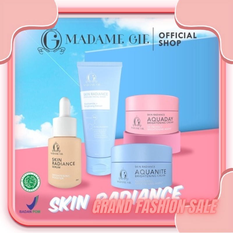 DOMMO - D8171 Madame Gie Skin Radiance Series - Skincare Wajah 5% Niacinamide Cream Pagi Malam