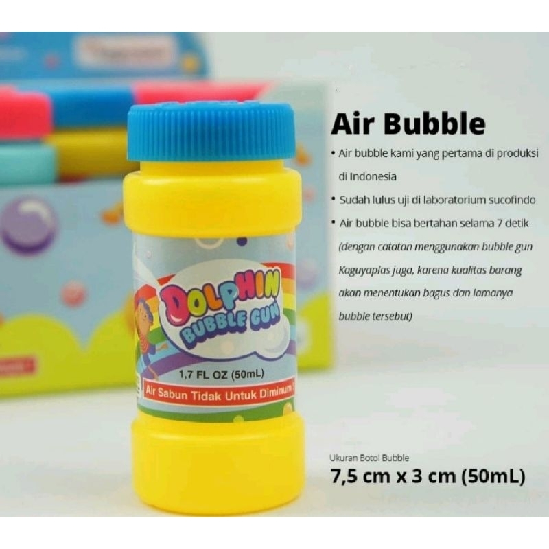 Isi ulang cairan sabun bubble Refill cairan sabun bubble 50ml perbotol