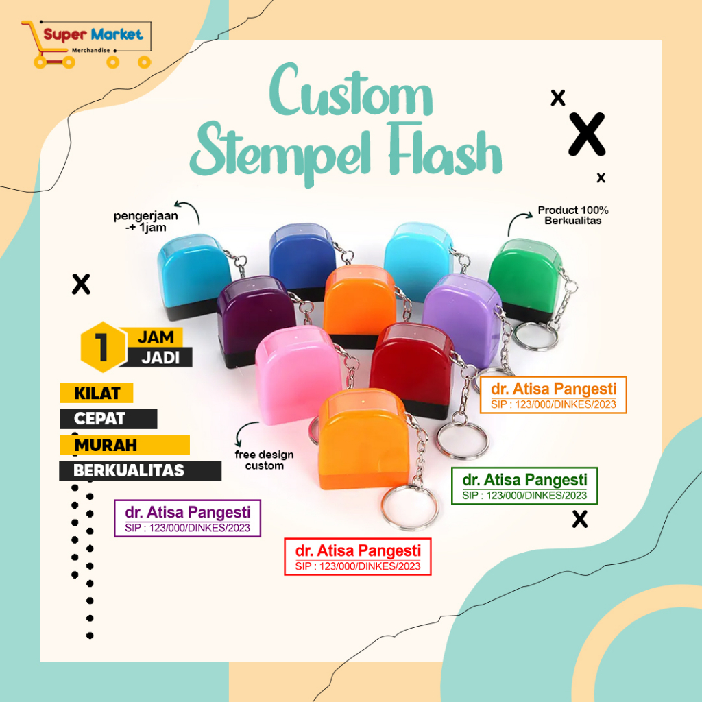 

[1HARI JADI] CETAK STEMPEL NAMA DOKTER 1 X 3CM / STEMPEL DOKTER / STEMPEL 10 X 30 / CUSTOM STEMPEL BIDAN | STEMPEL PERAWAT | STEMPEL APOTEKER NIP JABATAN NOMOR