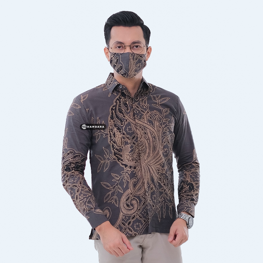 Handara Batik Pria Peksi Ulir Ash HB-134