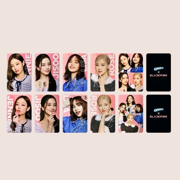 

TERMURAH!!! PHOTOCARD BLACKPINK × OREO pengiriman instan 2 jam sampai