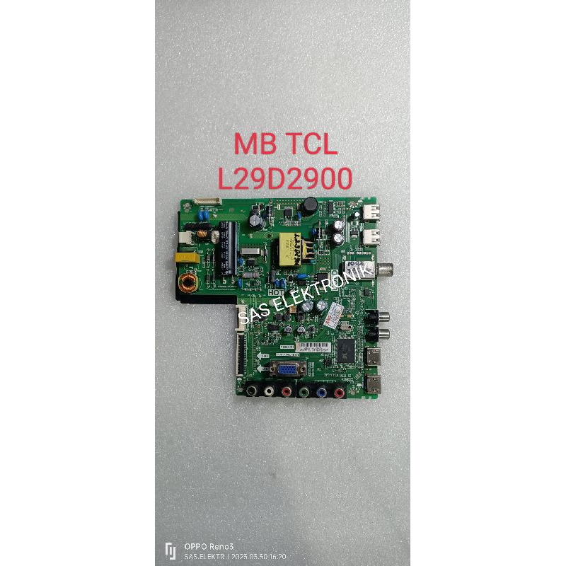 MB MOTHERBOARD MAINBOARD MESIN TV LED TCL 29 INCH L29D2900 L 29D2900