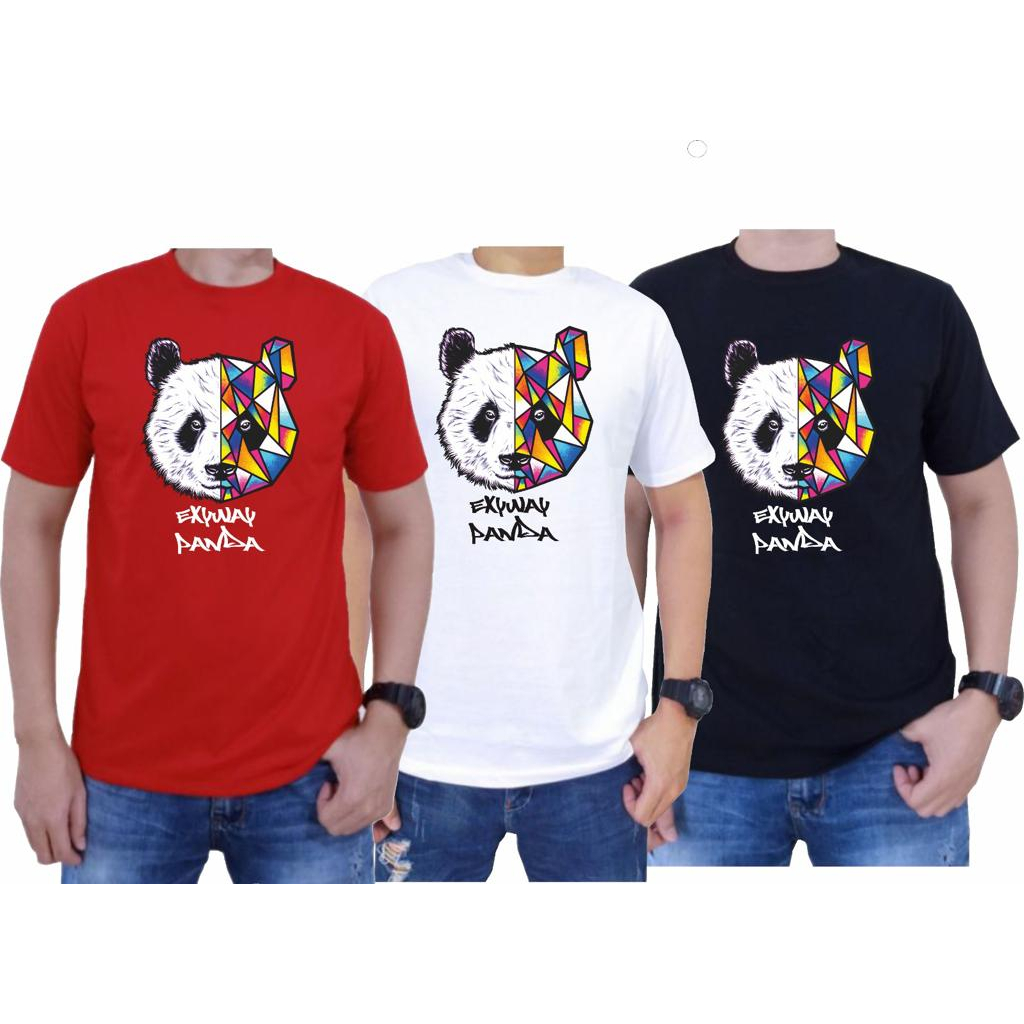 Kaos EXYWAY PANDA Katun Combet 24s Unisex