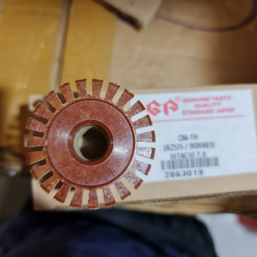 Colector commutator Starter Isuzu Zaxis Borneo Hitachi 7.8 lamer 23